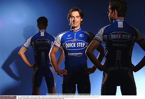Cycling : Team Quick-Step Innergetic 2006KNAVEN Servais ( Ned )Equipe / Ploeg / QSI